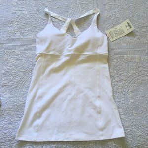 NWT Lululemon Size 8 Practice Daily Tank White